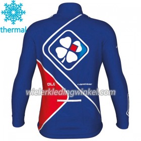 Wielershirt 2017 FDJ N002 Winter Thermal Fleece